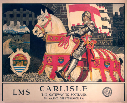 Carlisle, the Gateway to Scotland, LMS poster, 192 0001-3308