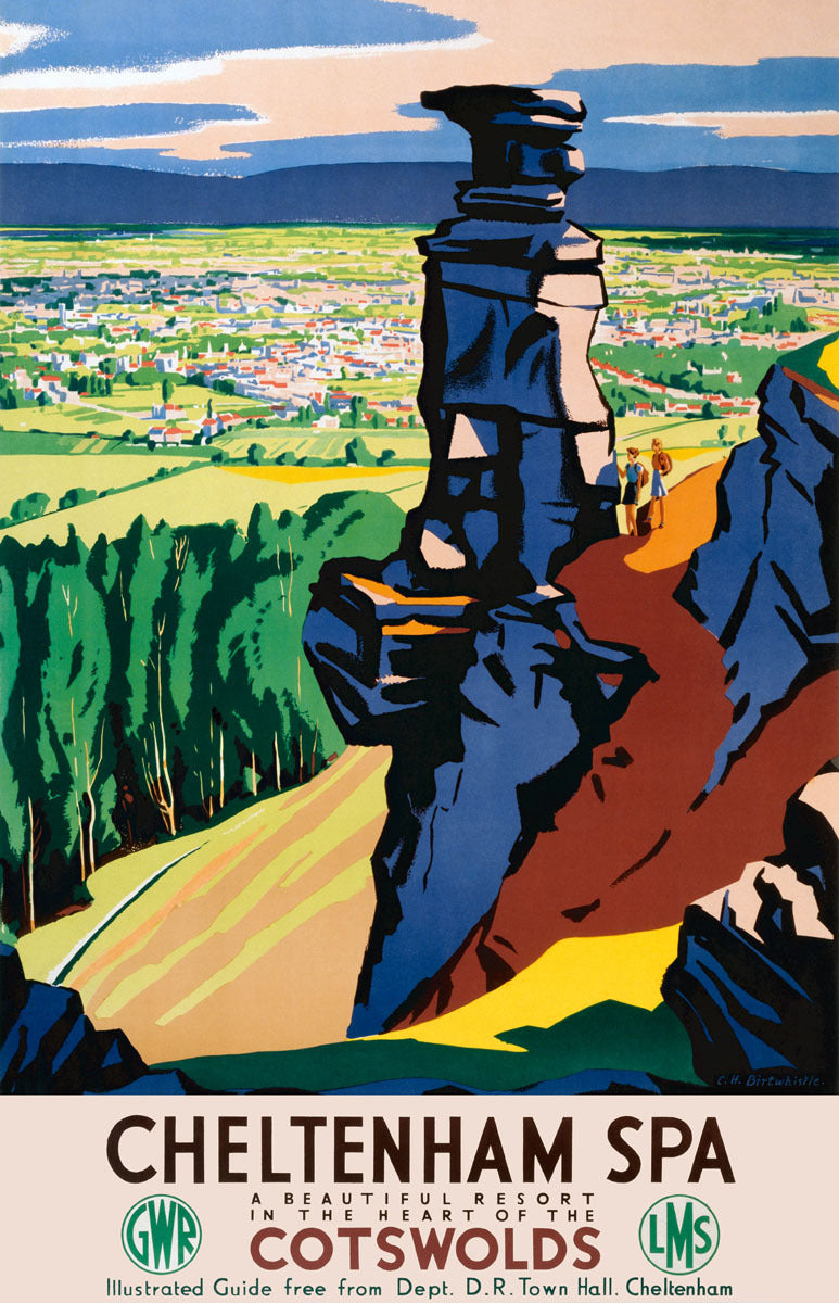 Cheltenham Spa, GWR/LMS poster, 1923-1947. 0001-3335