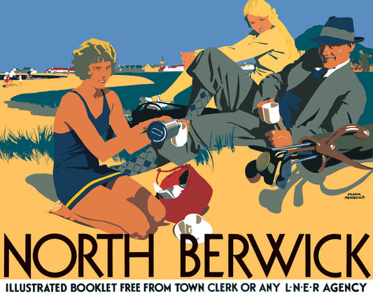 North Berwick, LNER poster, 1923. 0001-3342