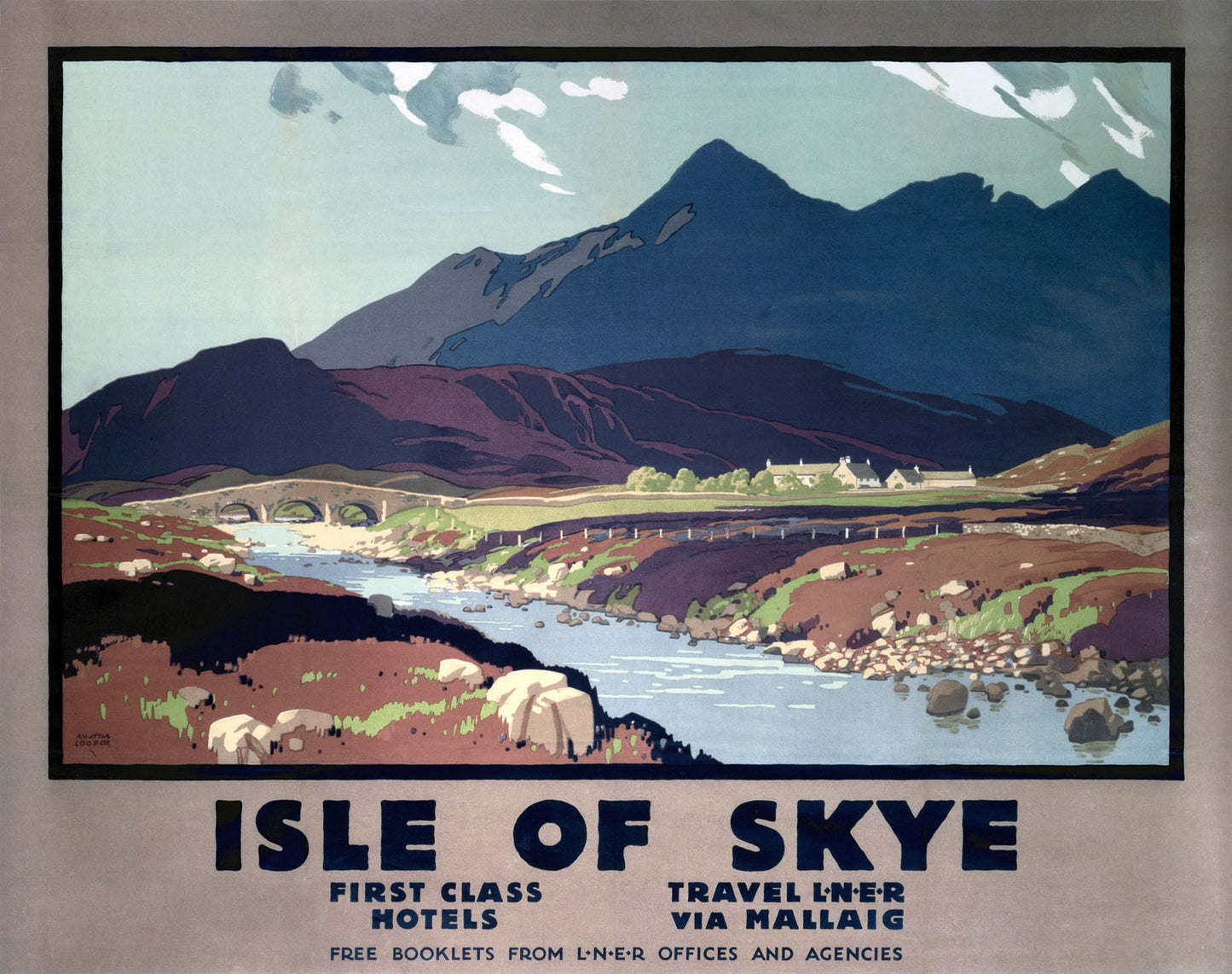 Isle of Skye, LNER poster, 1923-1947. 0001-3346