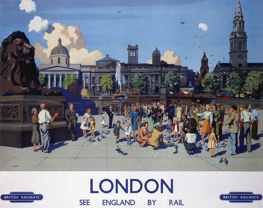 London, BR poster, 1950s. 0001-3356