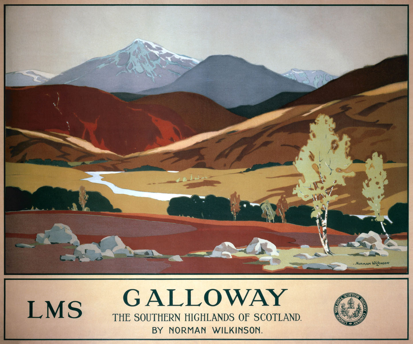 Galloway, LMS poster, 1927. 0001-3358