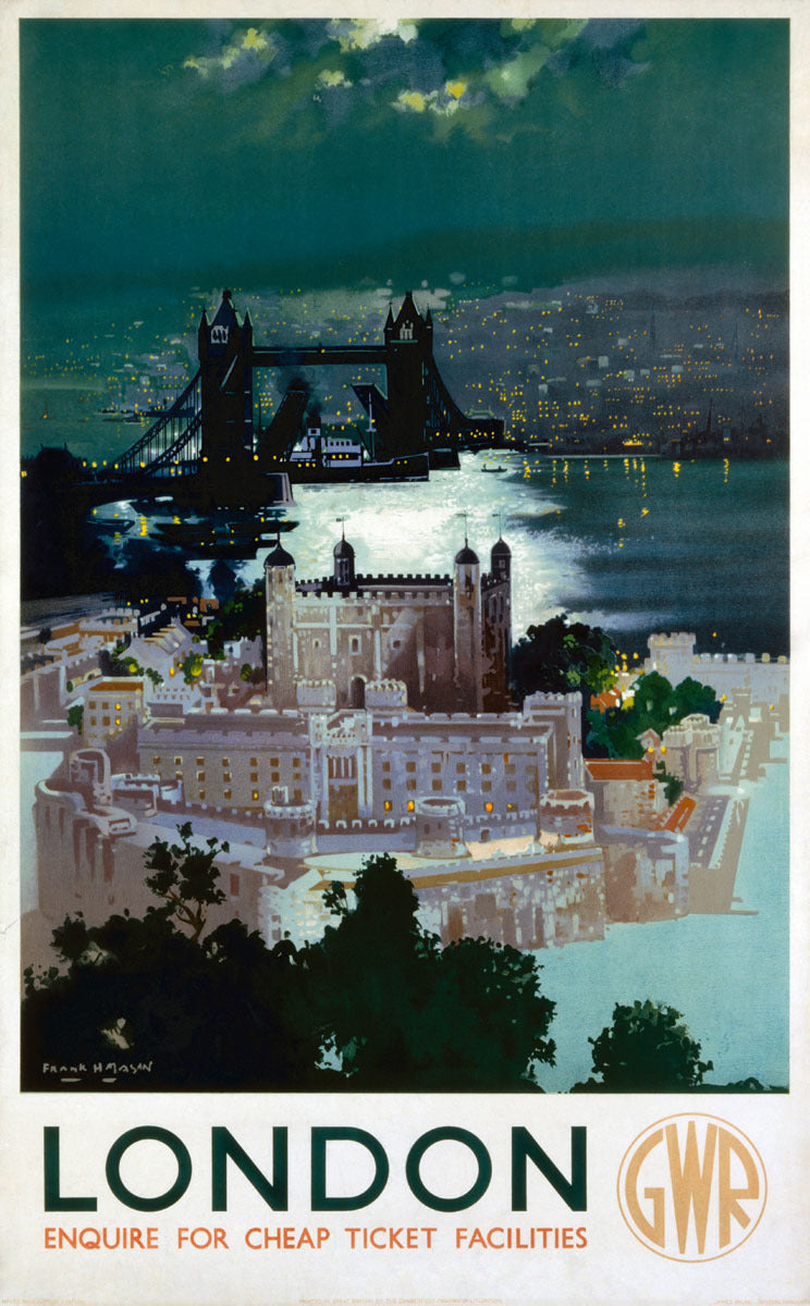 London, GWR poster, 1938. 0001-3378