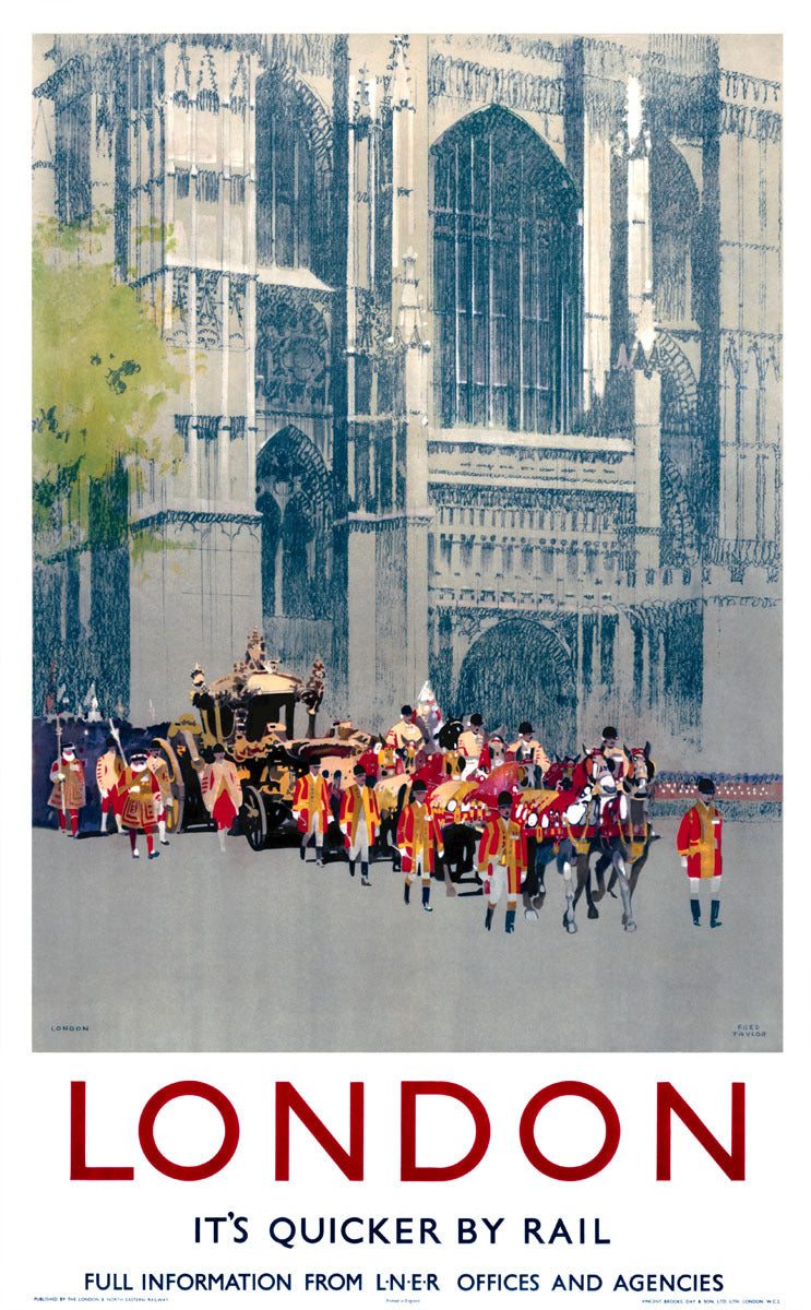 Lord Mayor's Coach, LNER poster, 1923-1947. 0001-3381