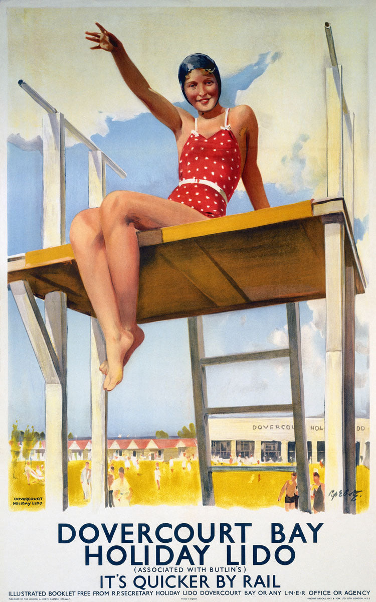 Dovercourt Bay, Holiday Lido, LNER poster, 1941. 0001-3387