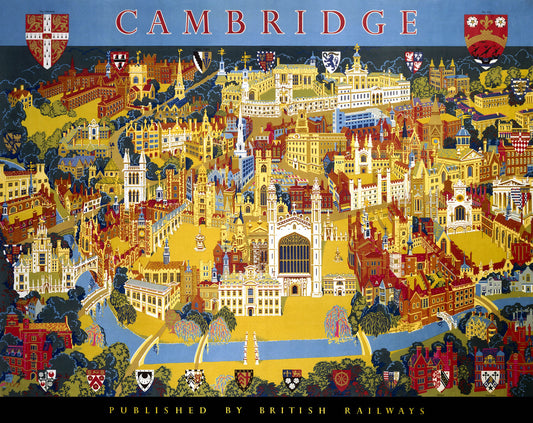 Cambridge, BR poster, c 1950s. 0001-3466