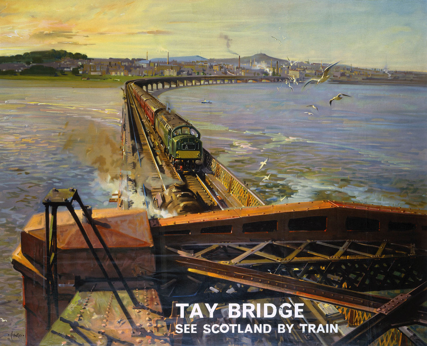 The Tay Bridge, BR poster, 1957. 0001-3513