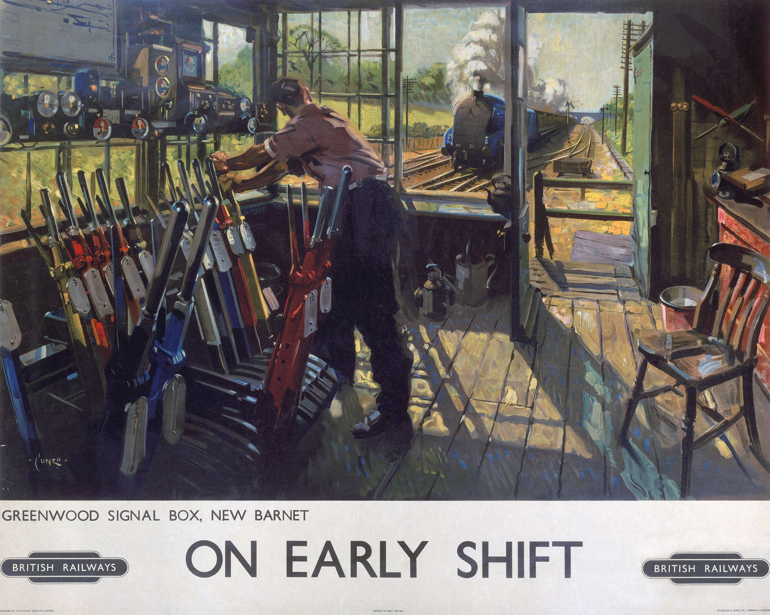 On Early Shift, BR poster, 1948. 0001-3528