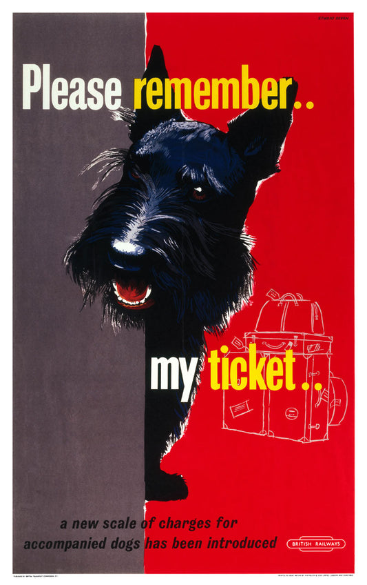 Please Remember my Ticket', BR poster, c 1950s. 0001-3559