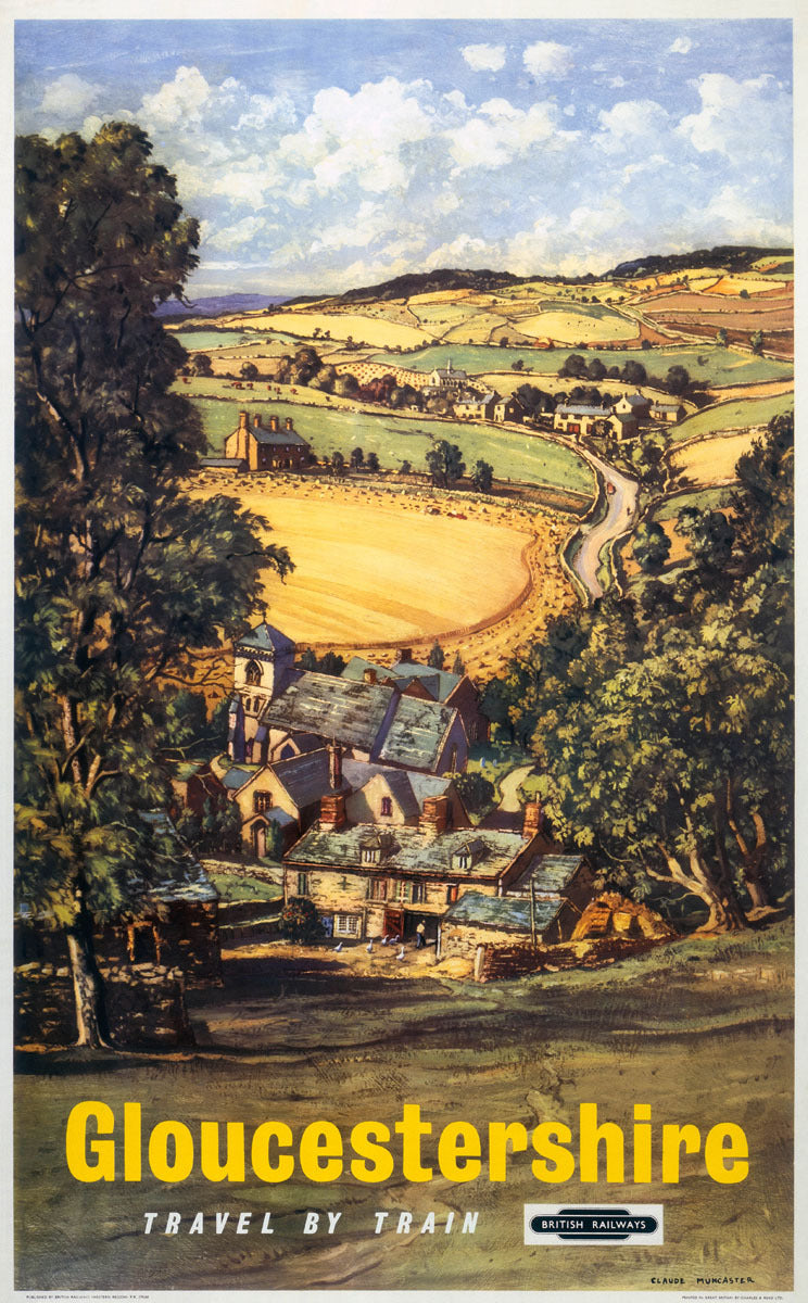 Gloucestershire, BR poster, c 1960. 0001-3702