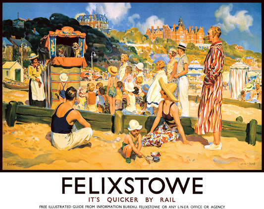 Felixstowe - It's Quicker by Rail' 0001-3738