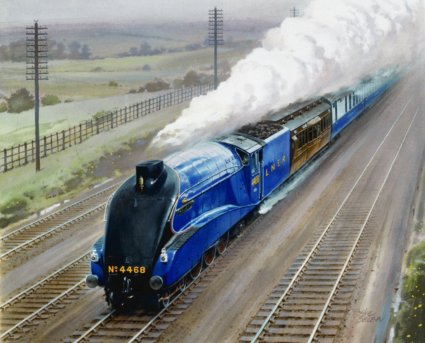 The Record Breaking Run of Mallard' 0001-3966