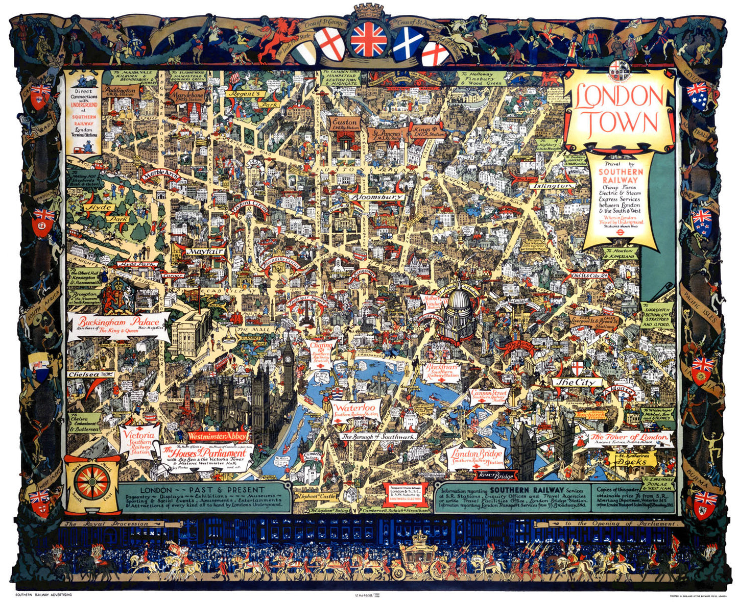 London Town, SR poster, 1938 0001-9407