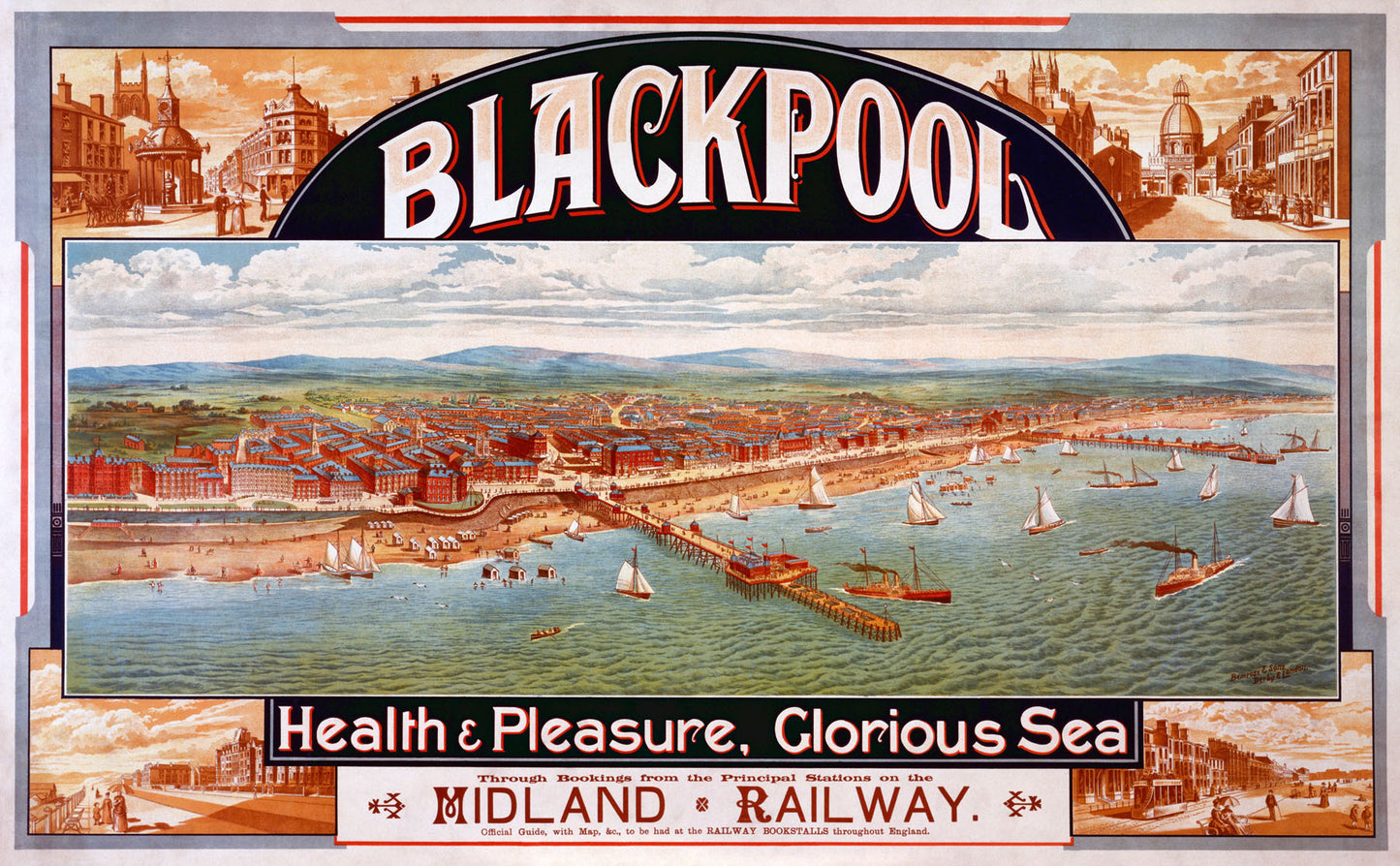 Blackpool: Health & Pleasure, Glorious Sea’, MR po 0001-9585