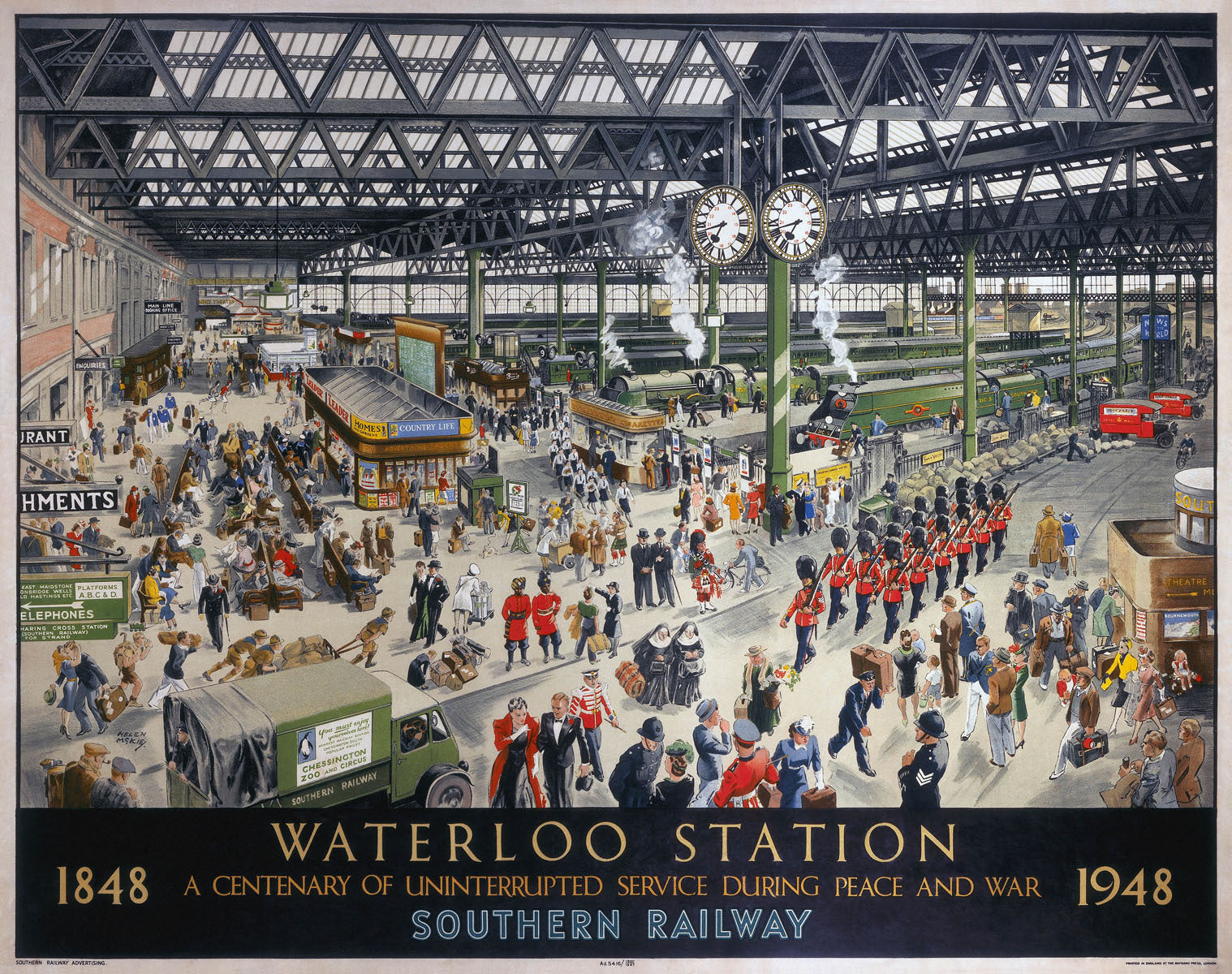 Waterloo Station, SR poster, 1948 0002-0781