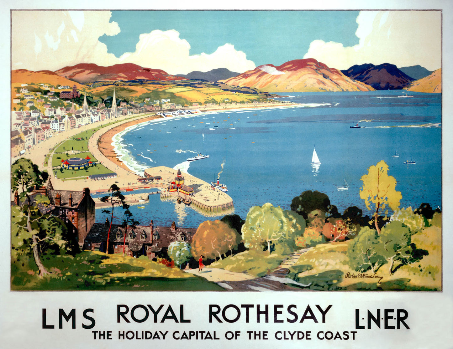 Royal Rothesay the Clyde Coast Poster 0002-0844