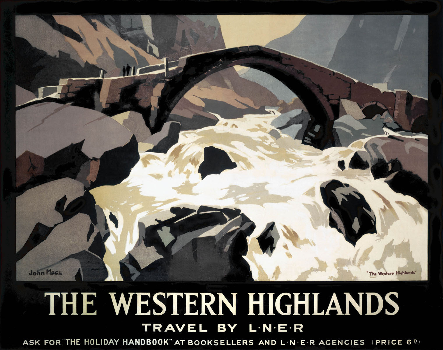 The Western Highlands LNER Poster 0002-0855