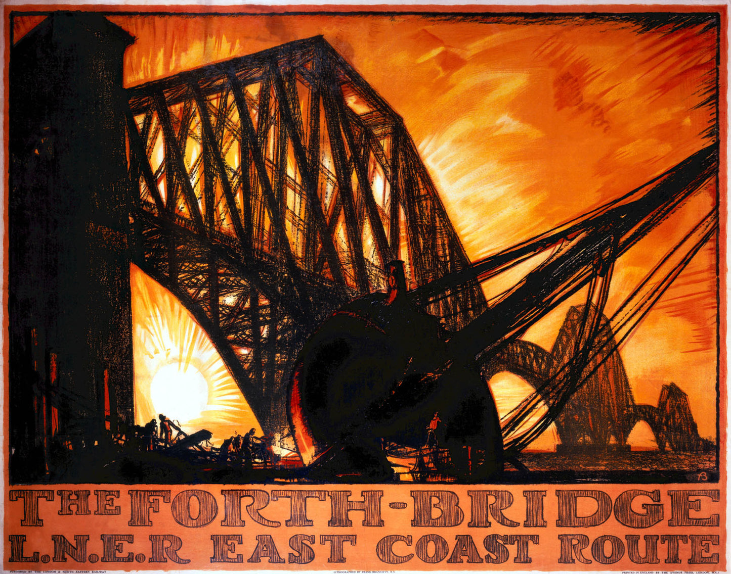 The Forth Bridge LNER Poster 0002-0856