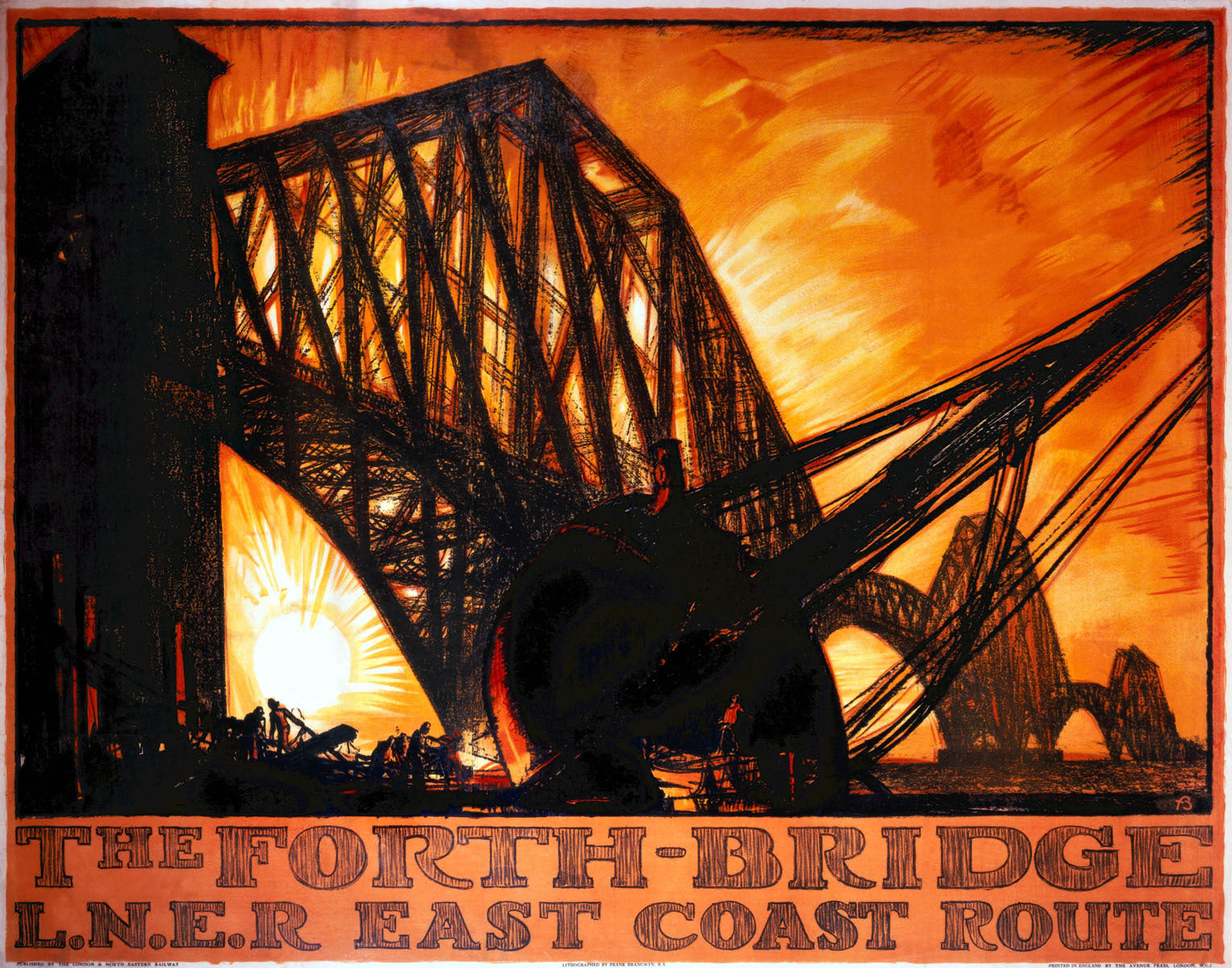 The Forth Bridge LNER Poster 0002-0856