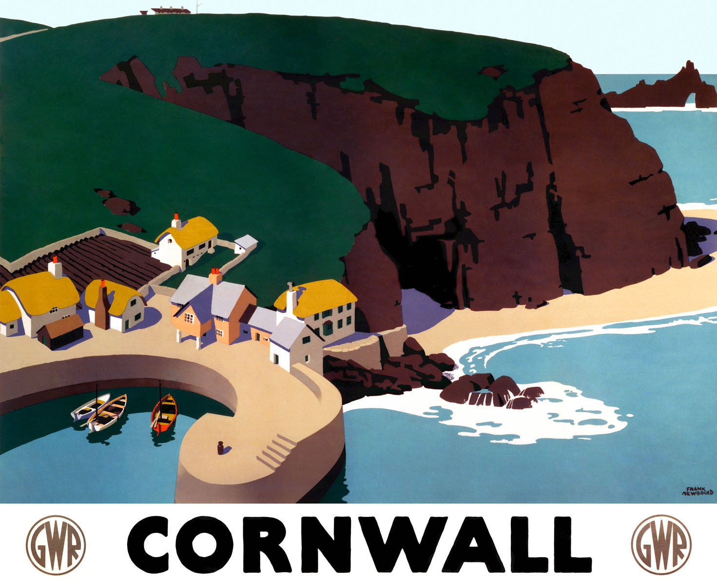 Cornwall GWR poster, 1923-1947 0002-0864