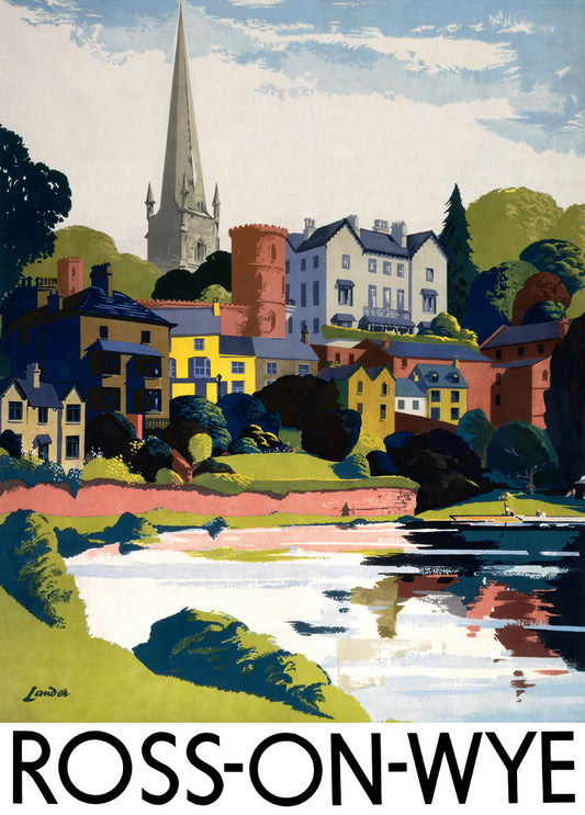 Ross-on-Wye BR (WR) poster, 1950 0002-0866