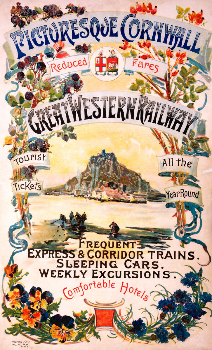 Picturesque Cornwall GWR poster, 1897 0002-0902