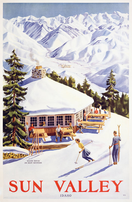 Sun Valley, Idaho Vintage Poster 0002-2340