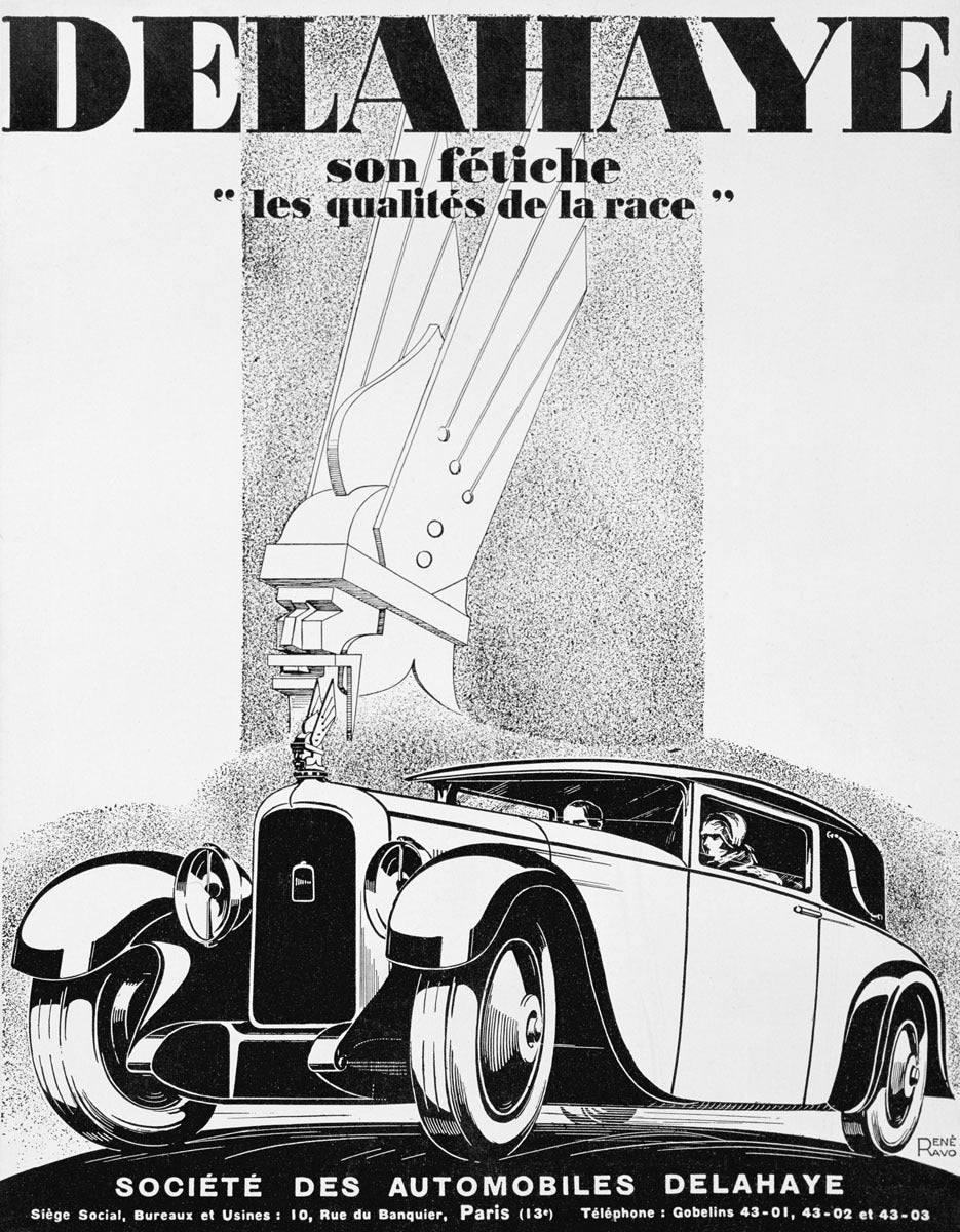 Delahaye Automobile Poster 0002-2418