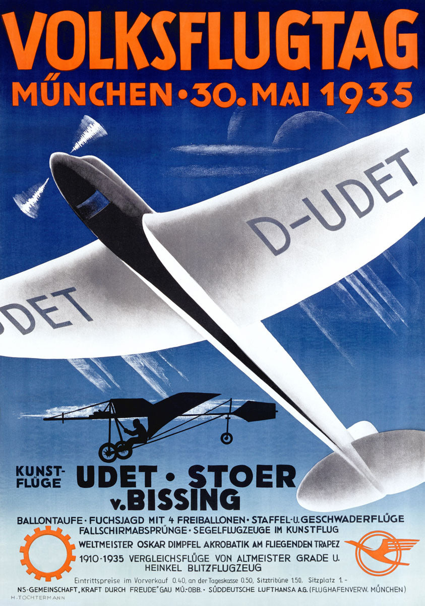 Volksflugtag Aviation Poster 0002-2489