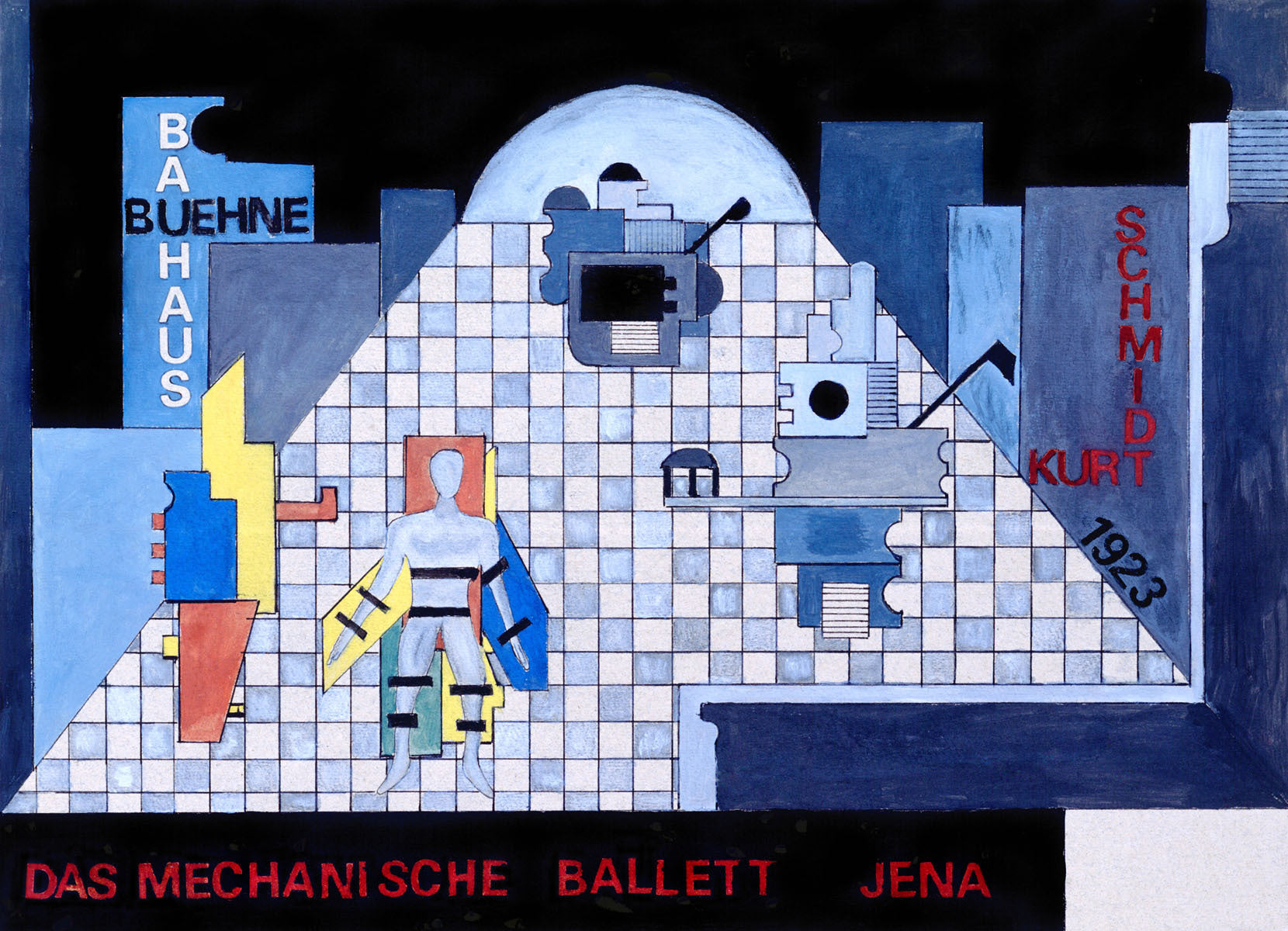 1923 Das Mechanische Ballett Vintage Poster 0002-2526