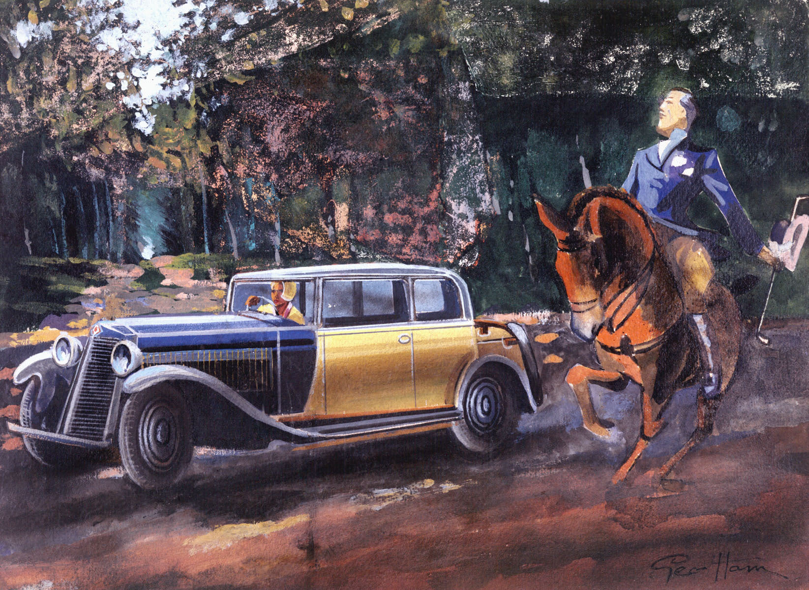 Horsepower Vintage Poster 0002-2545