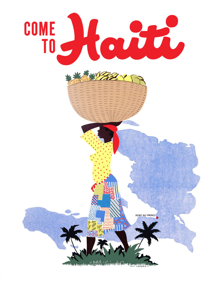 Come to Haiti Travel Poster 0002-2600