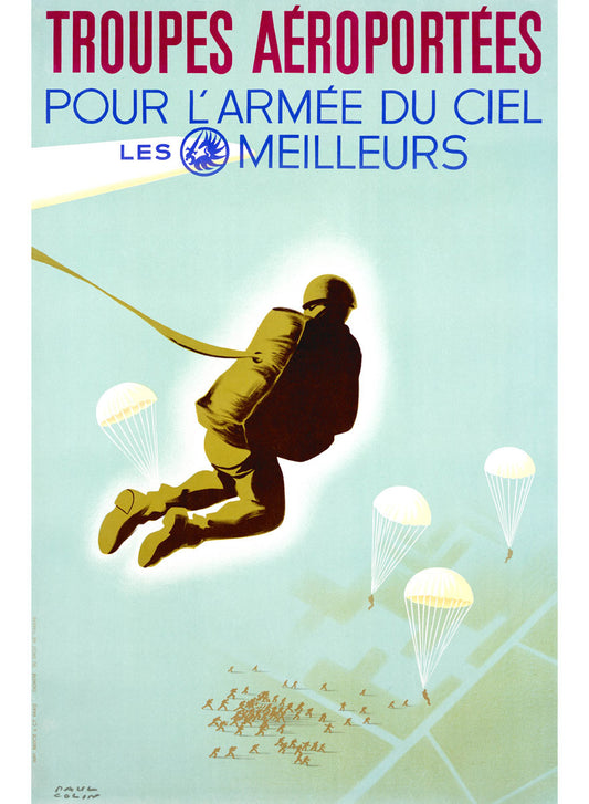 Troupes Aeroportees Vintage Poster 0002-2638