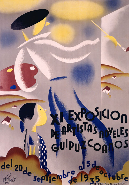 XI Exposicion Deartlstas Noveles Vintage Poster 0002-2671