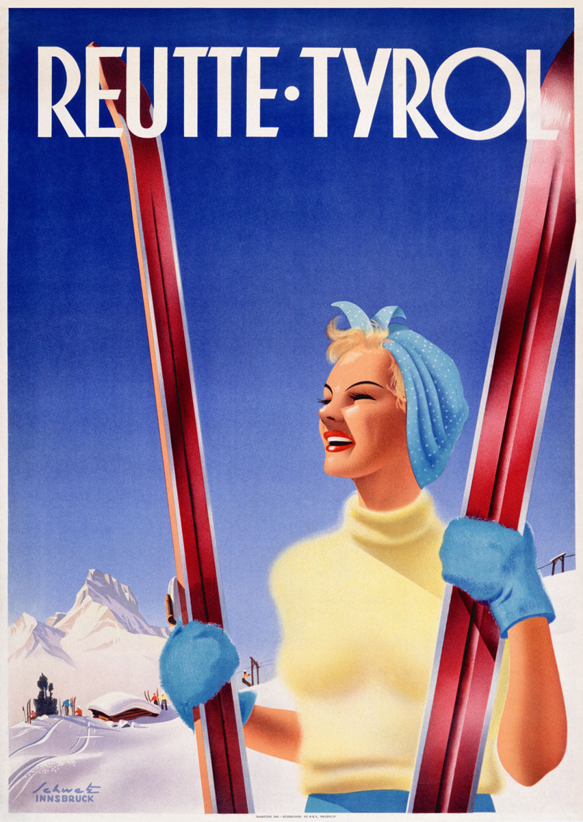 Tyrol Snow Ski Poster 0002-2684