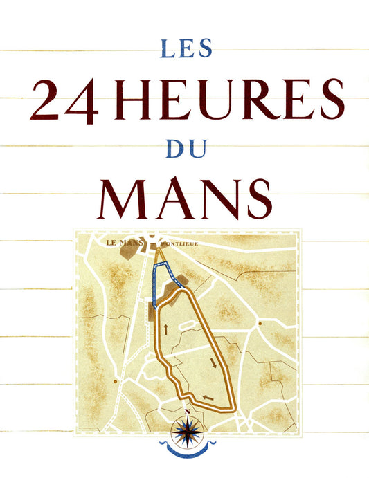 24 Hour Le Mans Race Poster 0002-2696