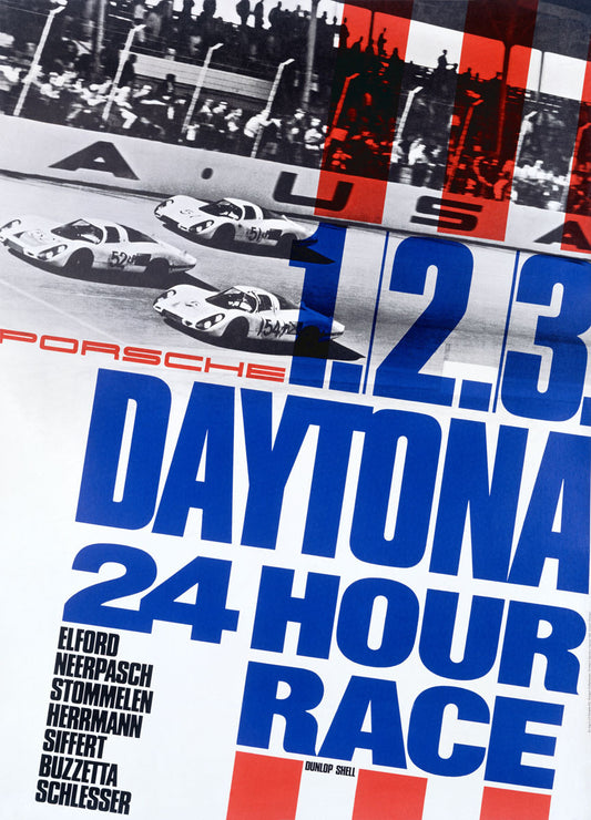 Daytona 24 Hour Race Poster 0002-2700