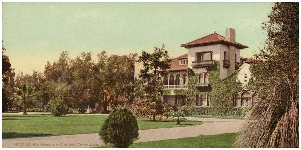 Residence on Orange Grove Avenue, Pasadena, California 0400-2153