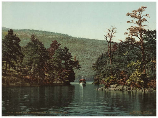 Among the Harbor Islands, Lake George, N.Y. 0400-2261