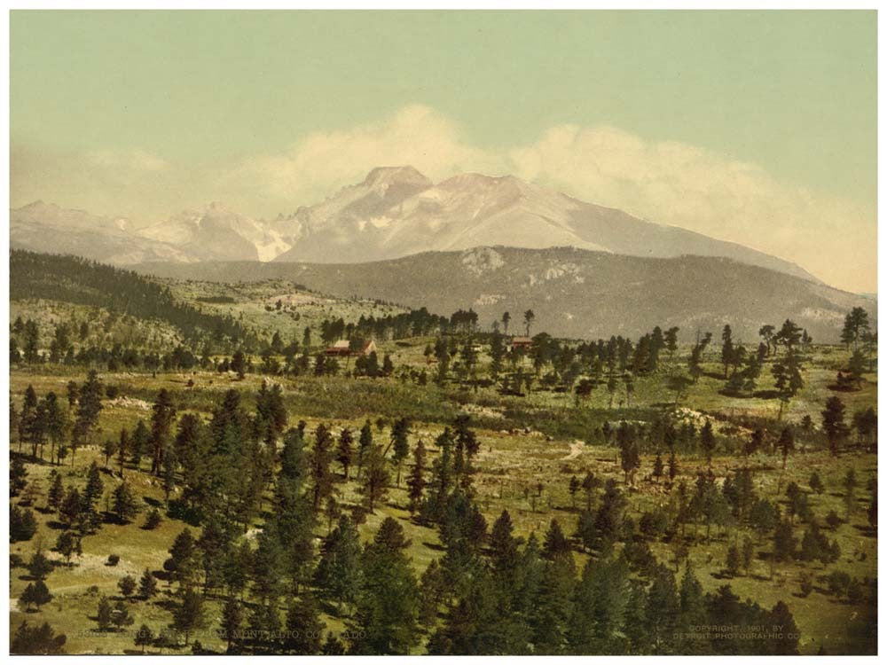 Long's Peak from Mont Alto, Colorado 0400-2306