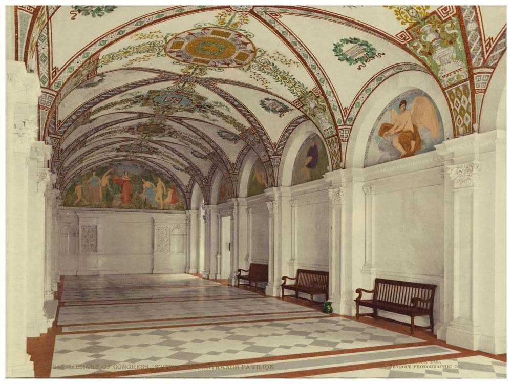 Library of Congress. South Hall, entrance pavilion 0400-2328