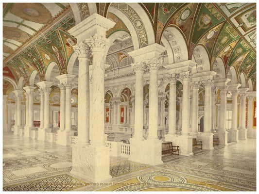 Library of Congress, second floor, central stair hall 0400-2366