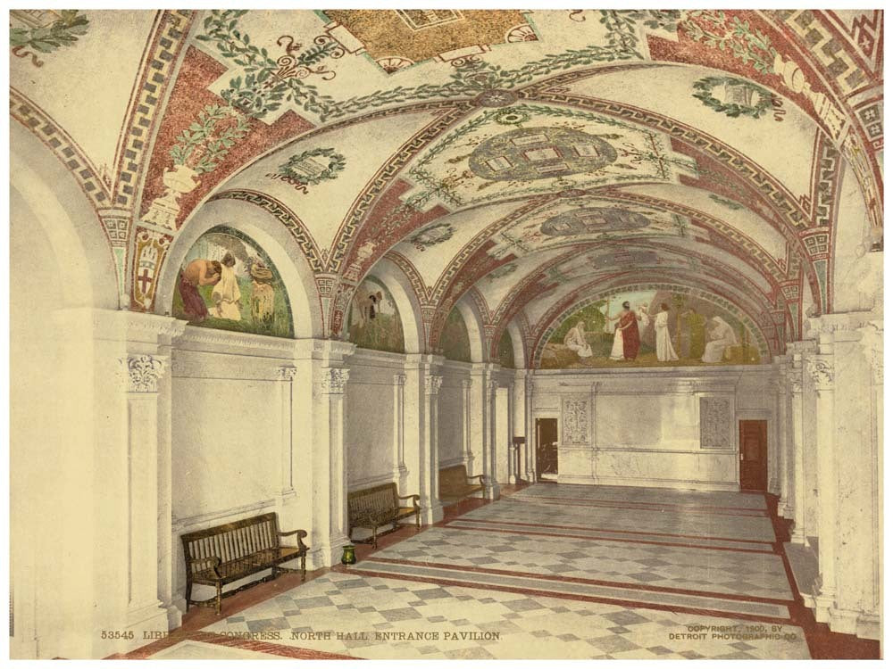 Library of Congress, north hall, entrance pavillion 0400-2367