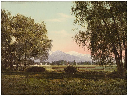 Wasatch Range from the Valley of the Jordan 0400-2382