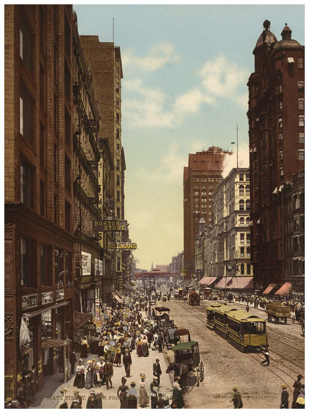 State Street, North from Madison, Chicago 0400-2386