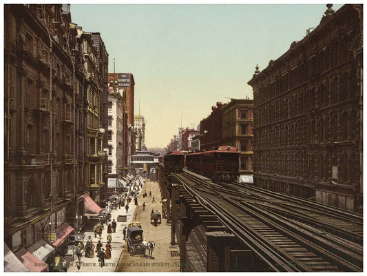 Wabash Avenue north from Adams Street, Chicago 0400-2388