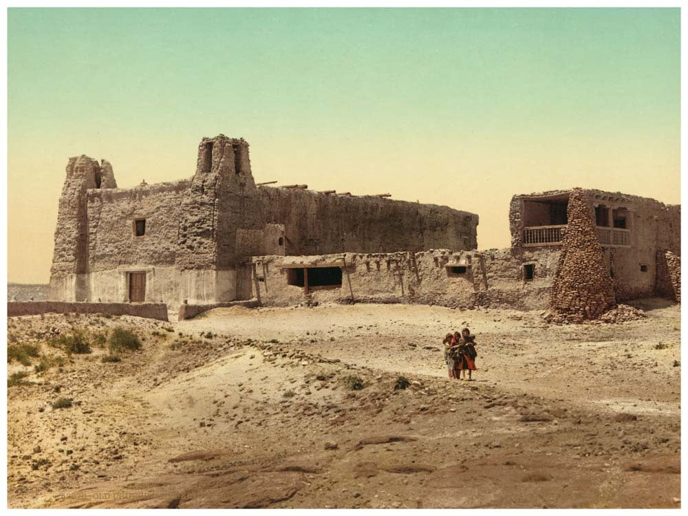 Old church at pueblo of Acoma, N.M. 0400-2487