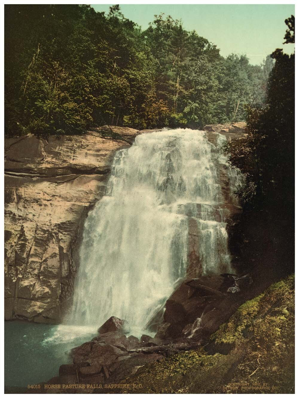 Horse Pasture Falls, Sapphire, N.C. 0400-2502