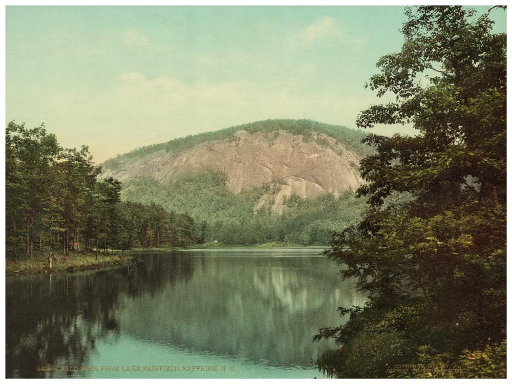 Bald Face from Lake Fairfield, Sapphire, N.C. 0400-2503