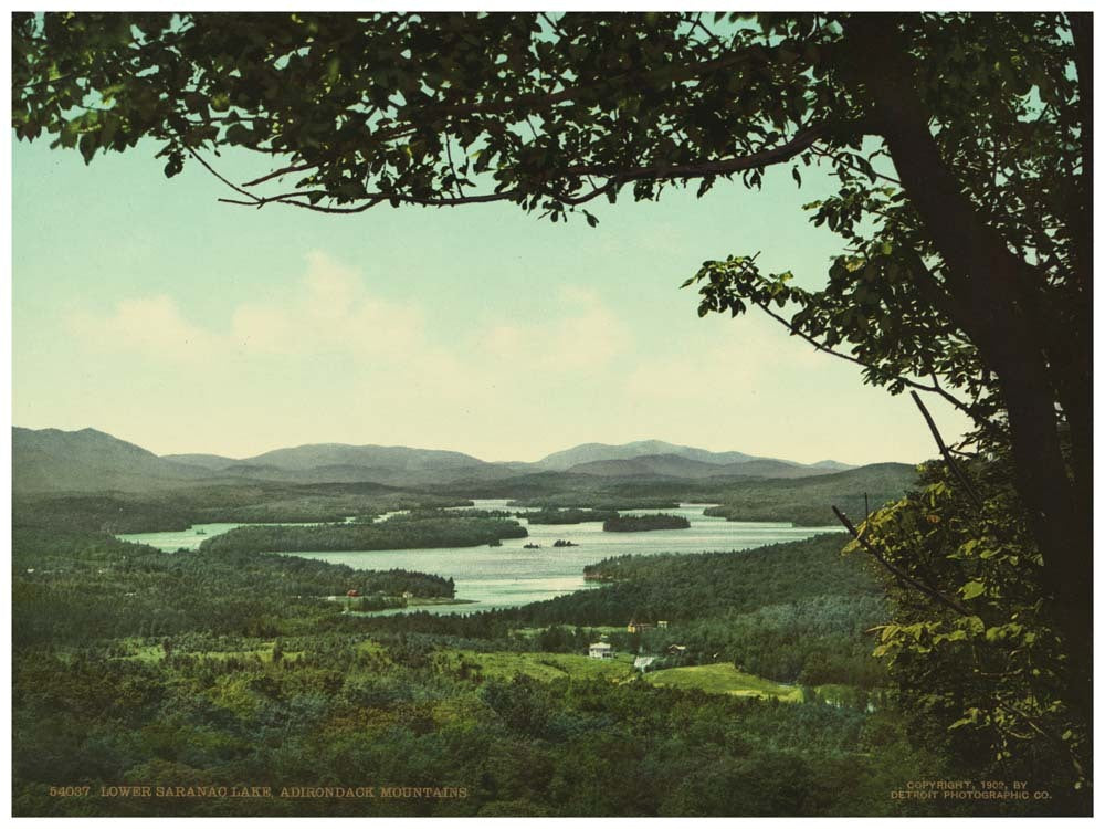 Lower Saranac Lake, Adirondack Mountains 0400-2517